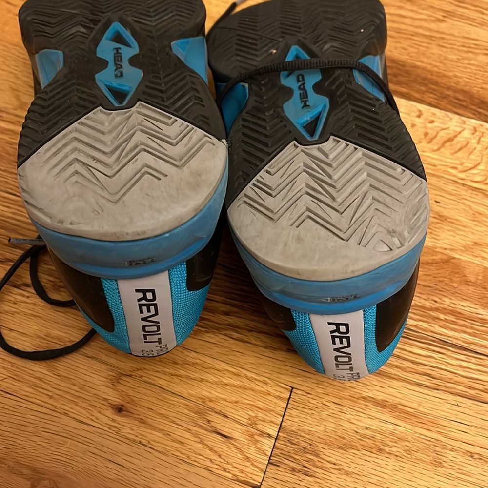 Head tennis men’s sneakers- size 11- revolt pro 3.5z. Black and turquoise - Picture 5 of 8